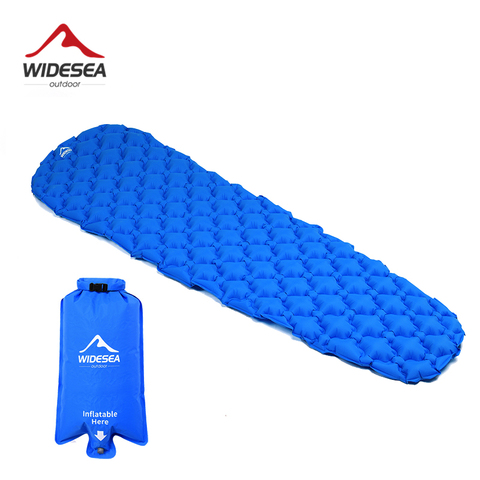 Widesea-colchón inflable para acampar en tienda, cama plegable para campamento, manta de Picnic, esterilla de aire de viaje, equipo de Camping ► Foto 1/6