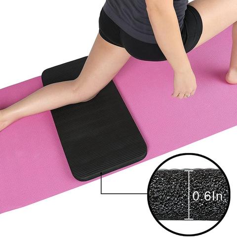 1,5 cm Extra grueso Yoga rodilla almohadilla antideslizante de Yoga de espuma de gimnasio de Crossfit esterilla de Pilates entrenamiento deporte tabla cojín de equipos de gimnasio ► Foto 1/1