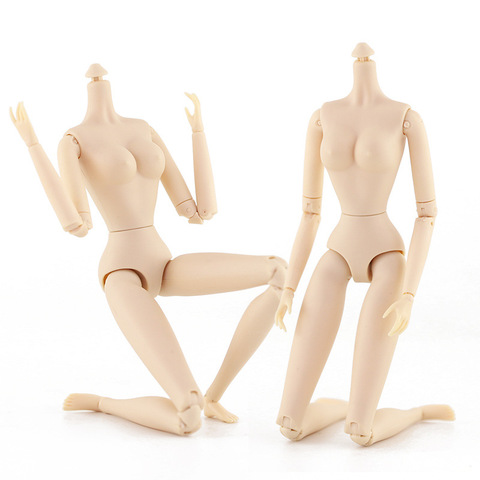 Cuerpo desnudo con articulaciones de 28cm de altura para muñeca, cuerpo de 28 articulaciones movibles, Cuerpo Femenino ► Foto 1/6