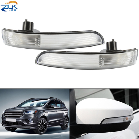 ZUK-luz intermitente de espejo lateral para coche, repetidor de lámpara para FORD KUGA, Escape, ECOSPORT, 2013, 2014, 2015, 2016, 2017, 2022, 2022 ► Foto 1/6