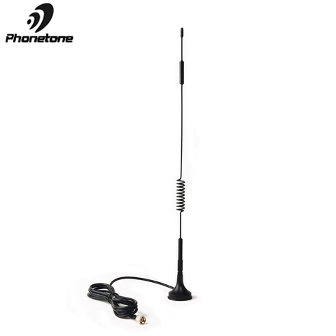 Antena magnética para coche, antena 4G Lte para amplificador de señal 3dBi, 3G, GSM, imán para exteriores con Cable SMA hembra de 1,5 M ► Foto 1/6