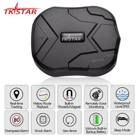 Rastreador GPS para coche TKSTAR TK905, 5000mAh, 90 días de espera, rastreador 2G para vehículo, localizador GPS, imán impermeable, Monitor de voz, aplicación Web gratuita ► Foto 1/6