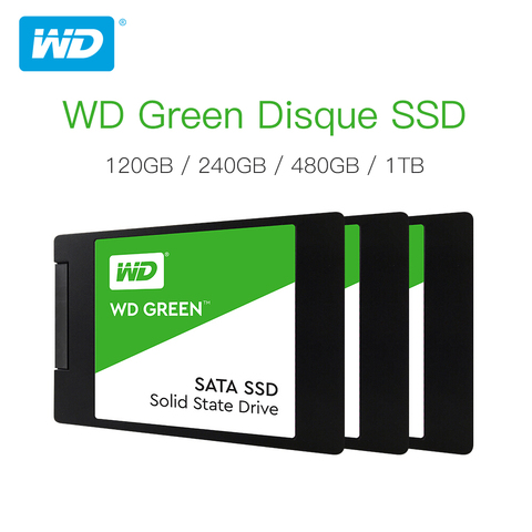 Western Digital WD SSD verde PC 120GB 240GB 480GB Disco Duro SATA3 6 GB/s para ordenador portátil ► Foto 1/6