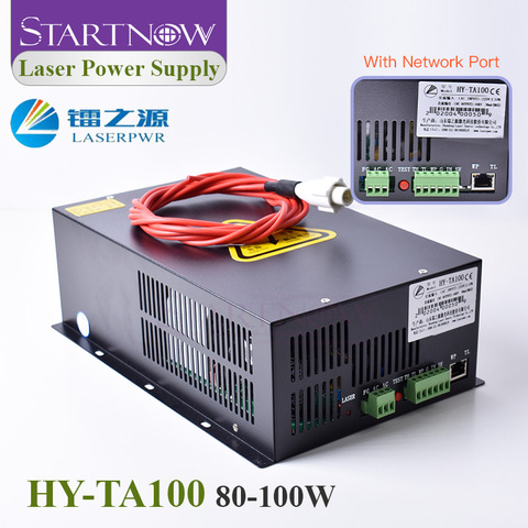 Fuente de alimentación láser HY-TA100 para tubo láser CO2 de 80/HY TA100 100W, fuente 110/220V, PSU, máquina de grabado láser de corte, piezas de repuesto ► Foto 1/6