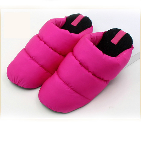 Zapatillas de edredón grueso para amantes, sandalias ligeras, para el hogar, cálido, antideslizante, de algodón con suela blanda, zapatos de tierra de madera ► Foto 1/1