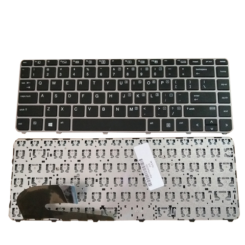 YALUZU-teclado para portátil HP EliteBook 840, G3, 745, G4, 2009-001, 2009-001, EE. UU., NSK-CY2BV, 836308, G3, inglés, reemplazo de teclado ► Foto 1/2