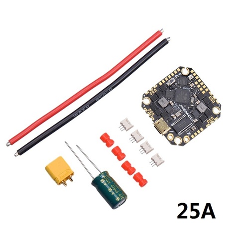 JHEMCU-CONTROLADOR DE VUELO GHF411AIO Pro F4, OSD, 25A, 35A, BLHELI_S 2-6S, sin escobillas, ESC, para Drones de carreras FPV ► Foto 1/5