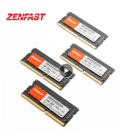 Zenfast-memoria Ram DDR4 para portátil, 8GB, 4GB, 16GB, 2666mhz, sodimm, para intel y AMD ► Foto 1/6