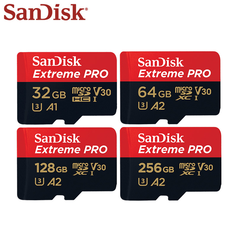 SanDisk-Tarjeta de memoria micro SD, Extreme Pro de 256GB, 128GB - Main Image