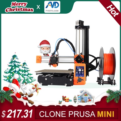 Mini kit de impresora 3d Prusa, gran calidad, potencia MW, UE, sin filamentos y piezas impresas ► Foto 1/6