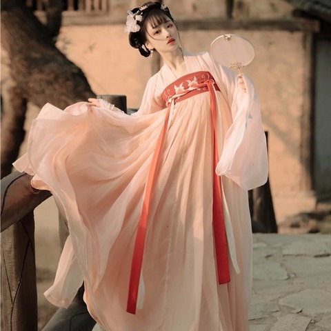 Disfraz de hada Hanfu para mujer, traje Vintage Tang para chica, traje de princesa Noble, ropa de danza folclórica nacional china Acient ► Foto 1/6