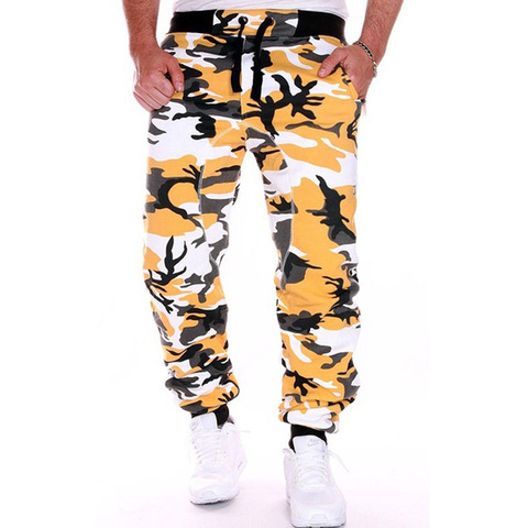 ZOGAA hombres camuflaje Joggers casuales pantalones de Hip Hop con cordón pantalones de hombre de gran tamaño Pantalones ► Foto 1/6