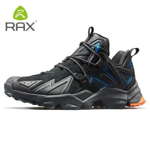 RAX-zapatos de senderismo antideslizantes impermeables para hombre, calzado de Trekking para mujer, montañismo, caminar, zapatillas de deporte para invierno, botas de caza con calentamiento ► Foto 1/6