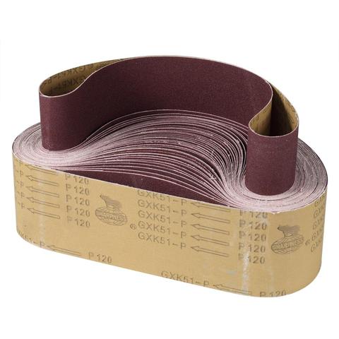 Cinturones de lijado gruesos a finos, accesorios para lijadora, herramientas rotativas eléctricas, 10 Uds. 75x533mm ► Foto 1/5