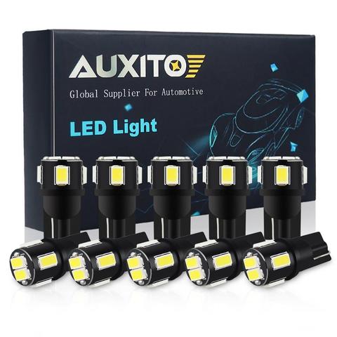 10x T10 LED W5W de distancia de seguridad para coche luz de estacionamiento para Mercedes Benz W204 W203 W205 W211 W212 W210 W124 194 168 bombilla luz Interior del coche ► Foto 1/6