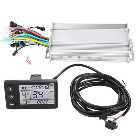 Kit de Panel de pantalla LCD de controlador para bicicleta eléctrica sin escobillas 24V36V48V60V regulador de Motor de escúter 450/500/1000W ► Foto 1/6