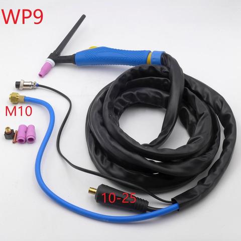 WP-9 WP9 TIG antorcha quemador manguera argón accesorios Dinse DKJ 10-25 M10 de Gas de 4 metros de accesorio de la máquina ► Foto 1/6