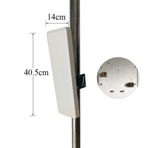 Antena wifi 30dBi 2,4g para interior y exterior, doble polarización, montaje en pared, Panel plano, alta calidad, precio de fábrica ► Foto 1/6