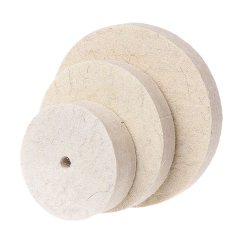 Taladro de rueda de pulido de lana fieltro almohadilla de pulido disco abrasivo para amoladora de Banco herramienta rotativa ► Foto 1/6