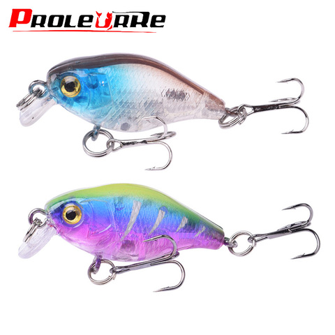 Uds Crankbait cebo de Pesca de Japón manivela Wobblers 4,5 cm 4g Artificial de plástico cebo duro realista los nadadores Pesca aparejos de Pesca ► Foto 1/6