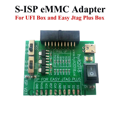 S-ISP adaptador eMMC ISP herramienta de lectura-escritura EMMC funciona con Z3X Easy Jtag o caja UFI para mejorar el rendimiento de estabilidad de Huawei OPPO ► Foto 1/6