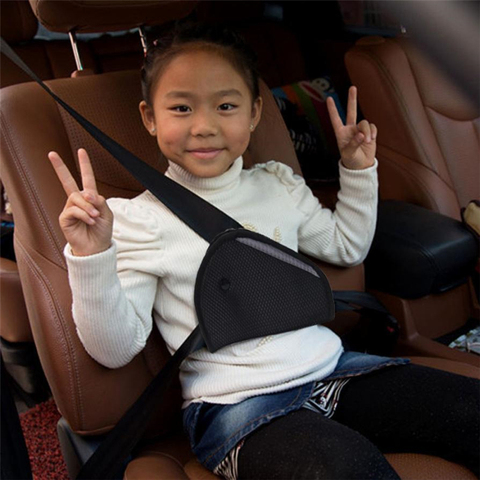 Ajustador triangular de cinturón de seguridad para bebé, accesorio de ajuste seguro para coche para niños, protección del cuello para niño, posicionador transpirable ► Foto 1/1