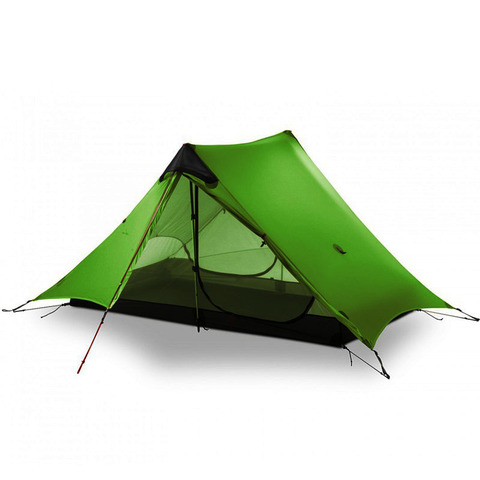 2022 LanShan 2 3F UL GEAR 2 Persona al aire libre ultraligero de la tienda de Camping 3 temporada profesional 15D Silnylon sin vástago Tienda 4 temporada ► Foto 1/5