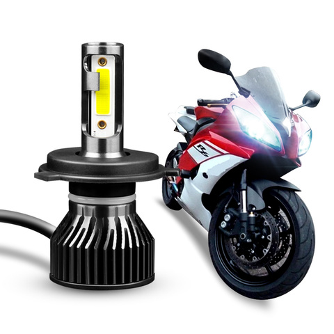 Faros delanteros LED para motocicleta, bombillas antiniebla para Moto, blanco, 6000K, H4, H7, H11, H1, 1 ud. ► Foto 1/6