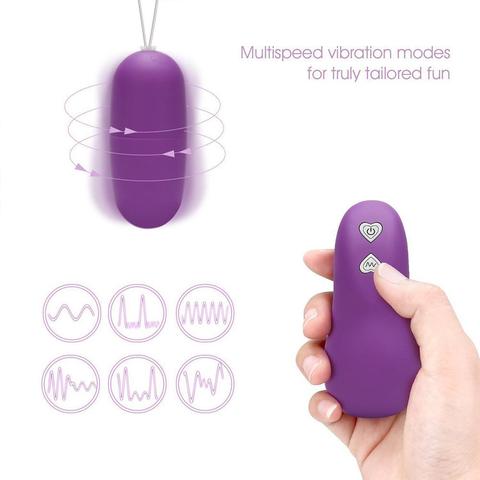 Vibrador inalámbrico con Control remoto Para mujer, Juguetes sexuales con masajeador de clítoris, huevo de salto, bala, varias velocidades ► Foto 1/6