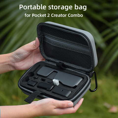 Bolsa de almacenamiento portátil a prueba de golpes, resistente a arañazos, impermeable, con cremallera, cardán de mano, funda de viaje para DJI Osmo Pocket 2 ► Foto 1/6