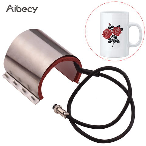Aibecy-tazón taza de transferencia de calor, accesorio de Gel de sílice, 9oz(12*19cm) para máquina de prensado en caliente, sublimación, 220V/110V ► Foto 1/6