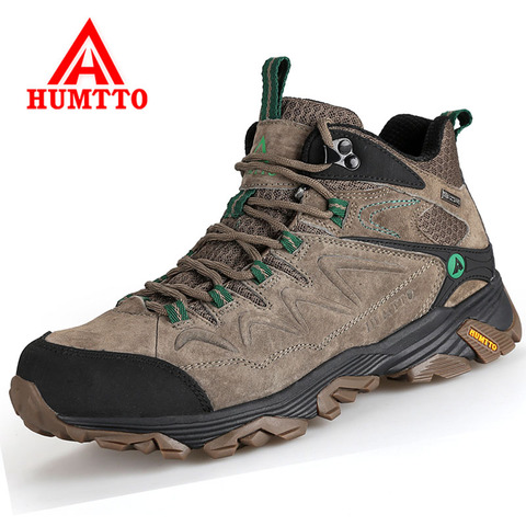 HUMTTO-Botas de senderismo impermeables para hombre, zapatos de senderismo para montaña, cálidos, de felpa, para invierno ► Foto 1/6