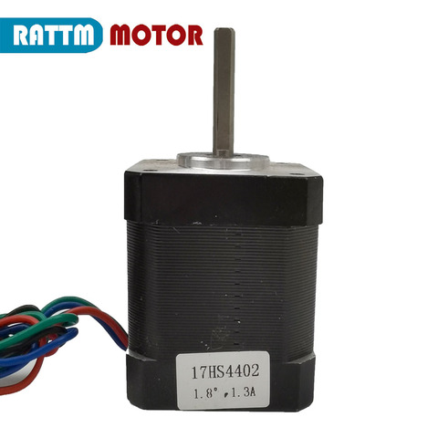 Motor paso a paso Nema17 40mm 60oz-in/40Ncm 1.3A para impresión 3D 17HS4402, para CNC, 1 unidad ► Foto 1/6