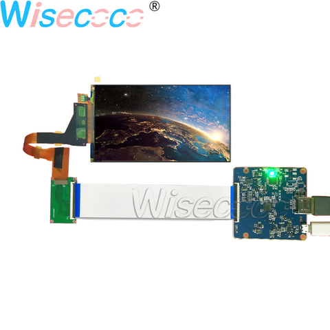 Pantalla LCD de 5,5 pulgadas 2K IPS 1440x2560 con placa controladora HDMI a MIPI para proyector 3d lcd VR ► Foto 1/6