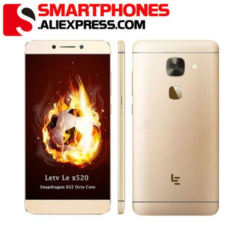 Original Letv LeEco Le 2 X520 5,5 teléfono celular Snapdragon 652 Octa Core teléfono móvil 3GB 32GB 1920x1080 16MP Android de huellas dactilares ► Foto 1/3