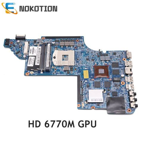 NOKOTION para HP Pavilion DV7 DV7-6000 placa base de computadora portátil HM65 DDR3 HD6770M GPU 639391-001 665991-001 Tablero Principal prueba completa ► Foto 1/6