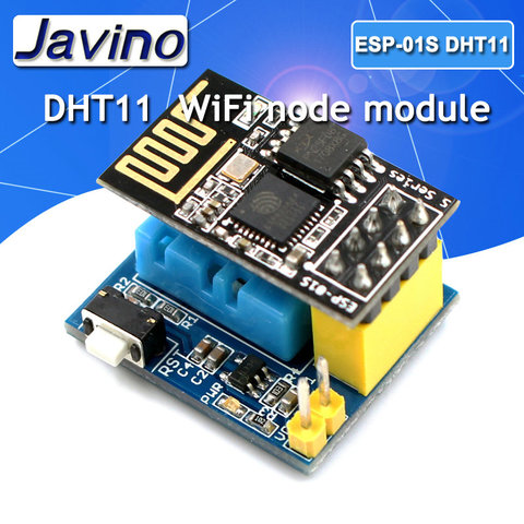 Módulo de Sensor de temperatura y humedad ESP-01 hogar inteligente, Kit de bricolaje, ESP-01S, DHT11, ESP8266, WIFI, NodeMCU, IOT, ESP8266 ► Foto 1/4