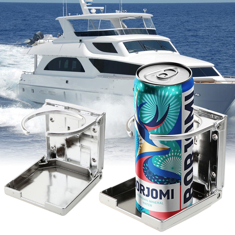 Soporte de montaje Universal para taza de barco marino, para coche, yate, plegable, para bebidas y bebidas ► Foto 1/6