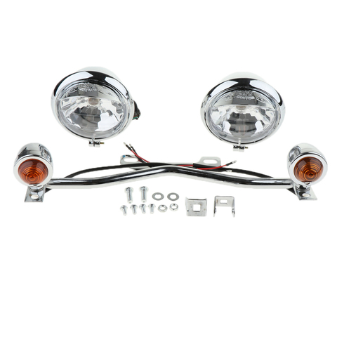 Soporte de luz antiniebla para motocicleta, punto de luz de conducción, señal de giro, para Honda Shadow VT 750 1100 VTX 1300 1800 ► Foto 1/1