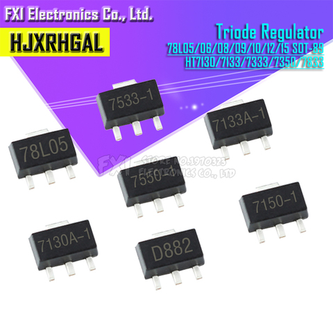 50 Uds 78L05 SOT89 SOT triodo SMD nuevo original ► Foto 1/2