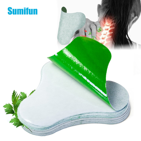 Sumifun-parche para calmar el dolor de vértebra Cervical, escayola médica china, ajenjo, artritis, eliminación del dolor, matamoscas, 12 Uds. ► Foto 1/6