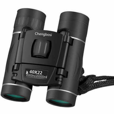 Nueva llegada 40x22 Binocular Zoom gafas de campo Great Handheld Mini telescopios caza HD potente binoculares caliente para viajes ► Foto 1/6