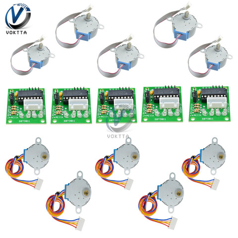 Módulo de placa de controlador ULN2003, 28BYJ-48, 5V/12V, engranaje de reducción, Motor paso a paso de 4 fases para Arduino, Kit DIY, 5 uds. ► Foto 1/6