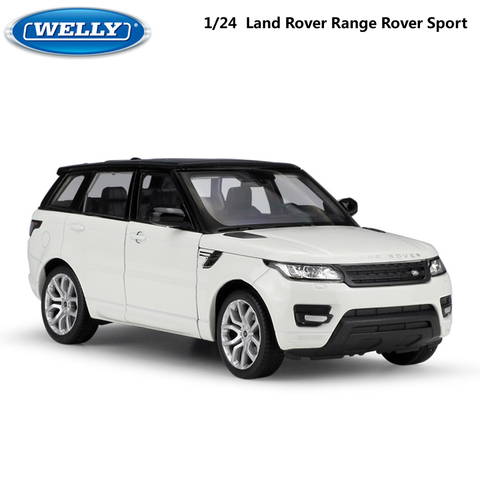 Welly-Coche de juguete todoterreno Range Rover Sport SUV, coche de juguete de aleación de Metal para niños, colección de regalo ► Foto 1/5