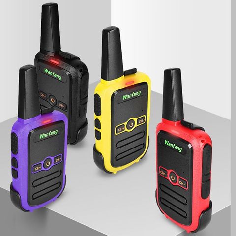 Walkie-talkie profesional, mini color ultrafino, ultra pequeño, carga directa por USB, 3x UE ► Foto 1/5