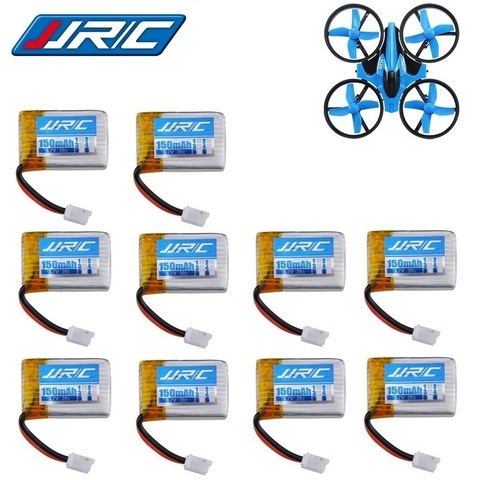 10 Uds JJRC H36 3,7 v 150mah 30C para E010 E010C E011 E013 F36 NH010 batería recambios de cuadrirrotor RC 3,7 v batería LIPO ► Foto 1/6