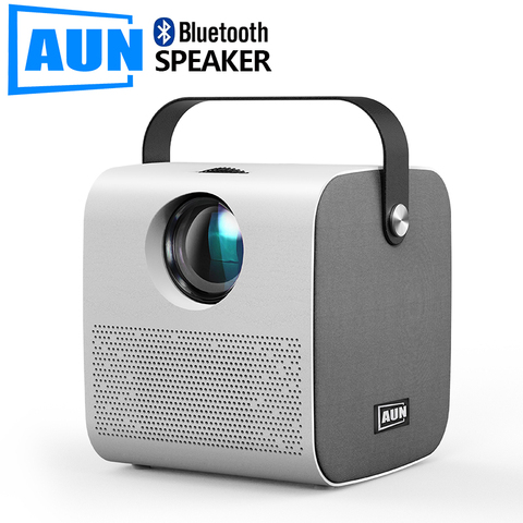 AUN MINI AKEY7 Proyector joven, nativo 1280*720P 2800 lúmenes, Proyector LED para Full HD 1080P, Proyector de vídeo 3D cine en casa. ► Foto 1/6