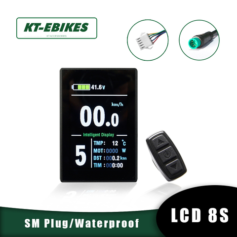 Kit de conversión de pantalla de bicicleta eléctrica KT Ebike Kunteng LCD8S lcd8h lcd8, Color USB, accesorios de pantalla LCD KT 8 ► Foto 1/6