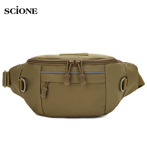 Bolsa de pecho táctica militar para hombre, bolso de cintura del ejército con cremallera, cinturón, senderismo, pesca, caza, Camping, viaje al aire libre, XA887WA ► Foto 1/6