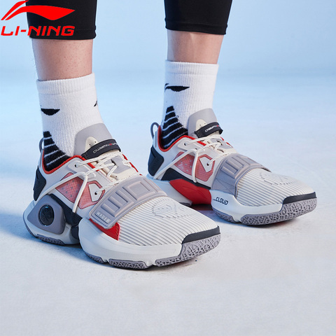 Li-ning-zapatillas de baloncesto para hombre, calzado deportivo con forro duradero, con cojín en la nube, WOWTR, ABBQ003 ► Foto 1/6